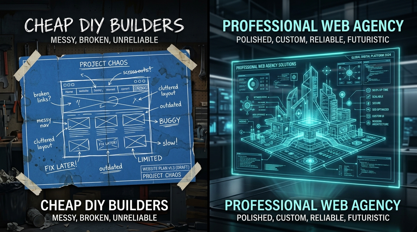 Agencia de Diseño Web vs Wix